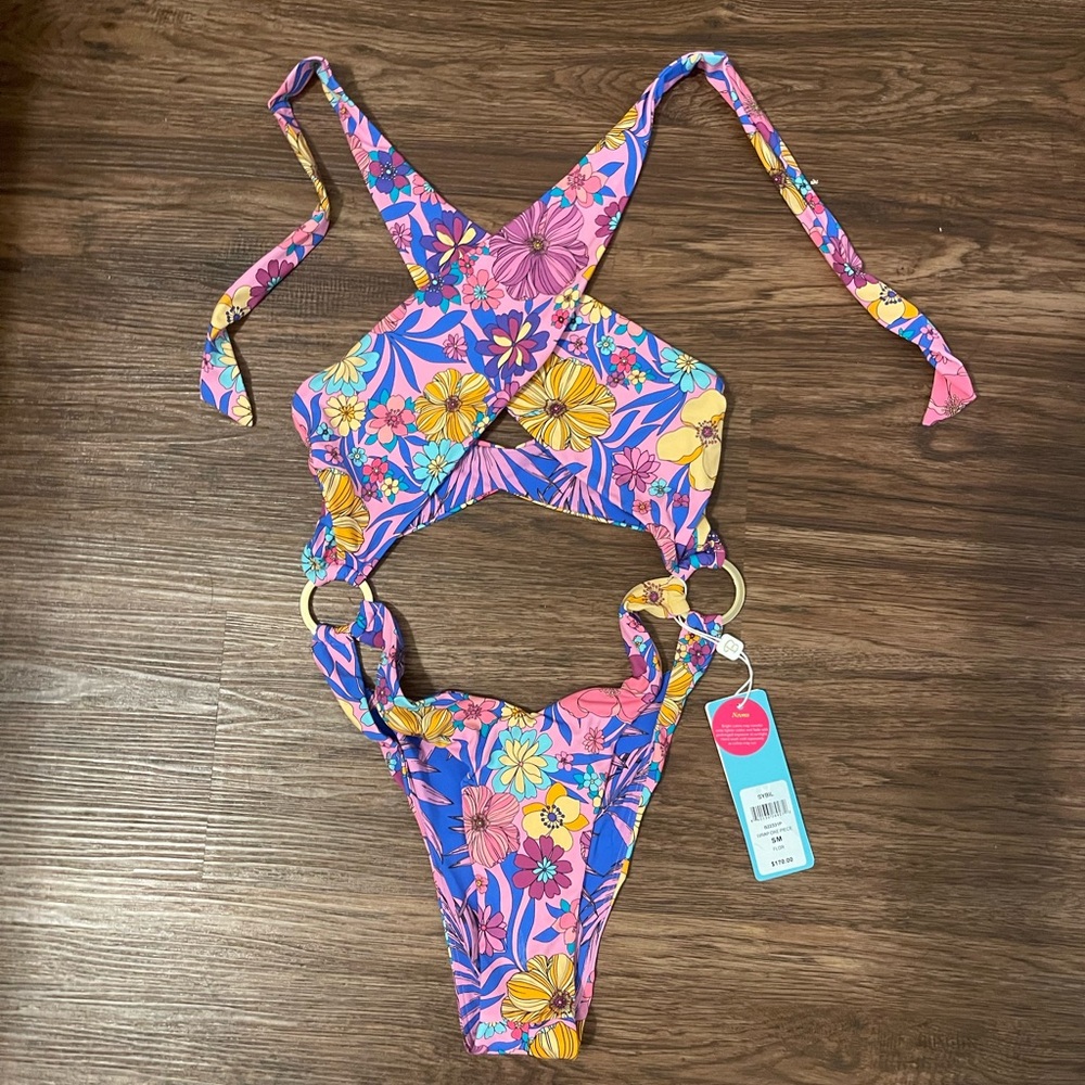 Revolve One Piece Wrap Swimwear (NWT)